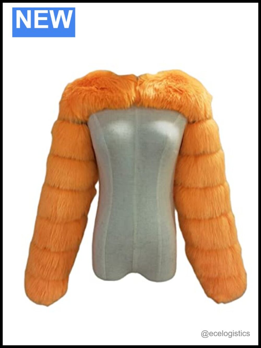 Faux Fur Women's Scarf Stole Shawl Wrap Mini Jacket Cover Up Long Sleeve Cape